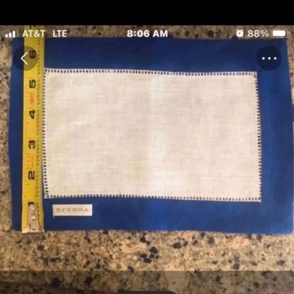 NEW Sferra Cocktail Napkins Large New (4) - Picture 2 of 6
